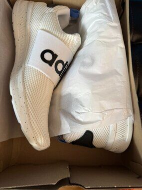 adidas Lite Racer Adapt 4.0 White Sneaker Size Men 12 / Women 13.5 NIB